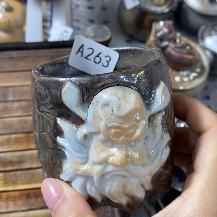 柴烧裸烧纯手工工艺制作瑕疵瑕疵