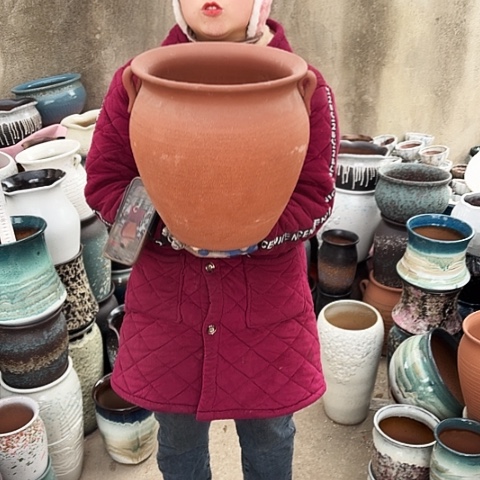 口28高30瑕疵盆子。