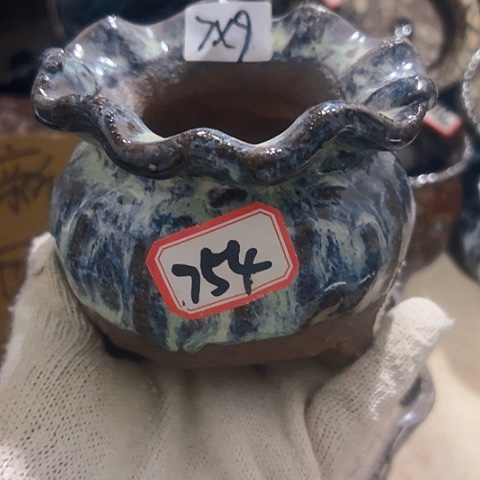 红陶粗陶花盆手工