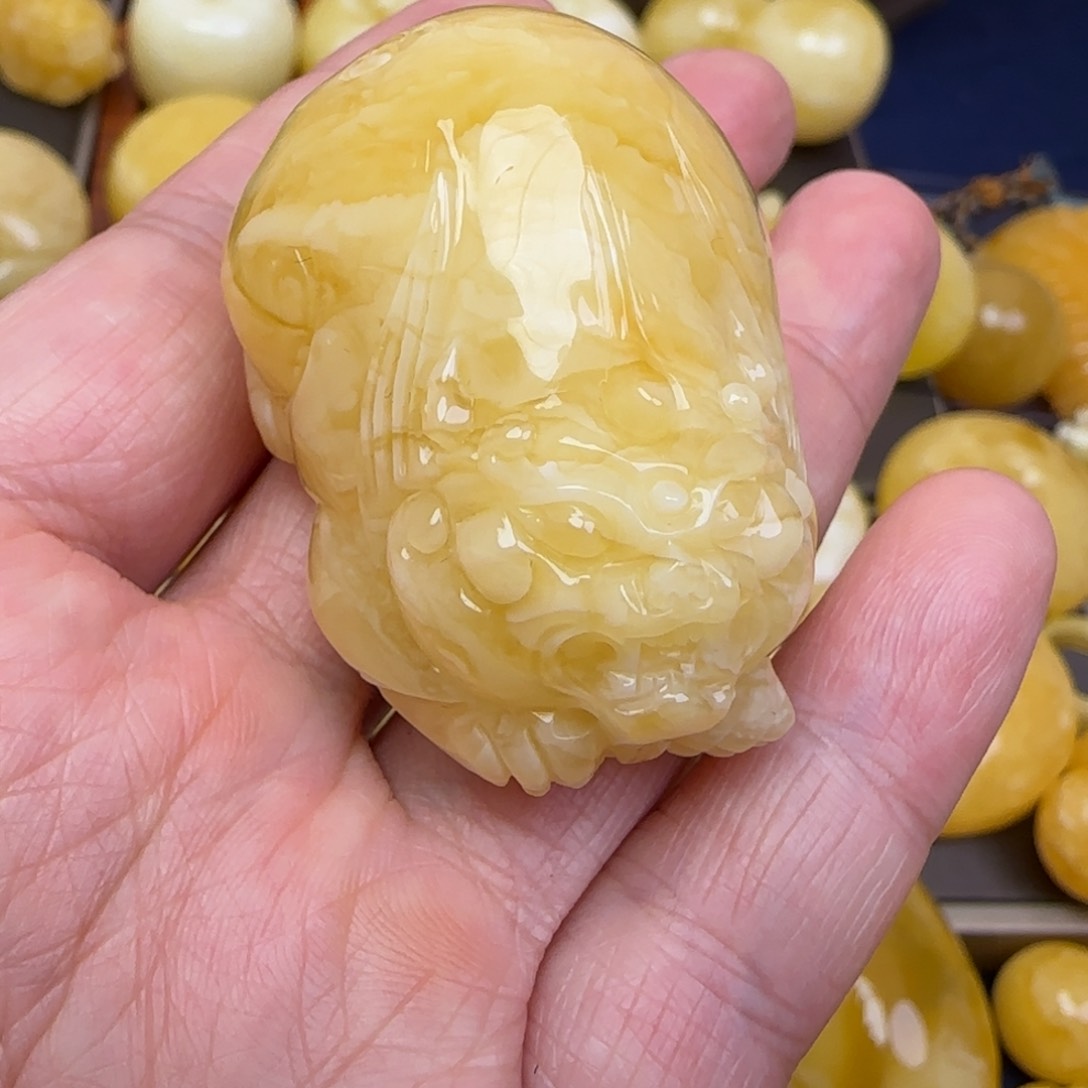 蜜蜡颈饰未镶嵌天然蜜蜡