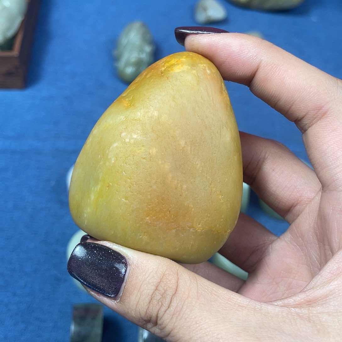 和田玉珠宝奇石未镶嵌夜*