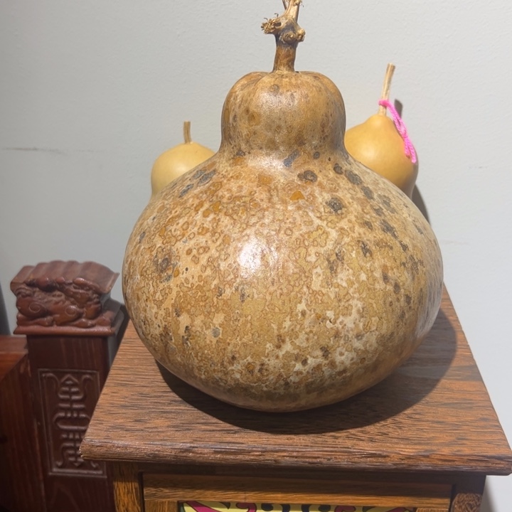 我***r天然花皮莲花头葫芦