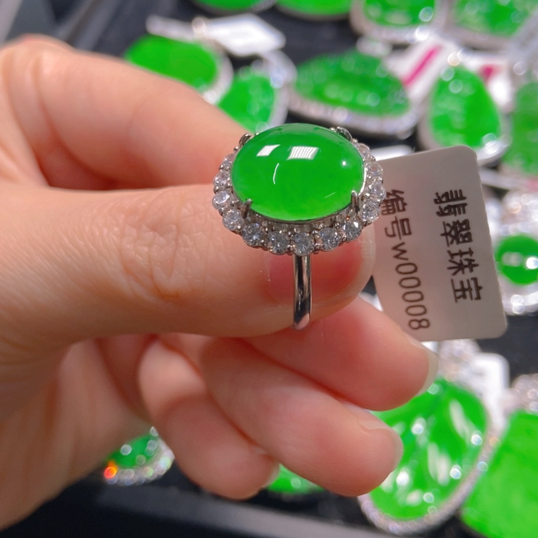 翡翠吊坠(不含链)银S925镶嵌