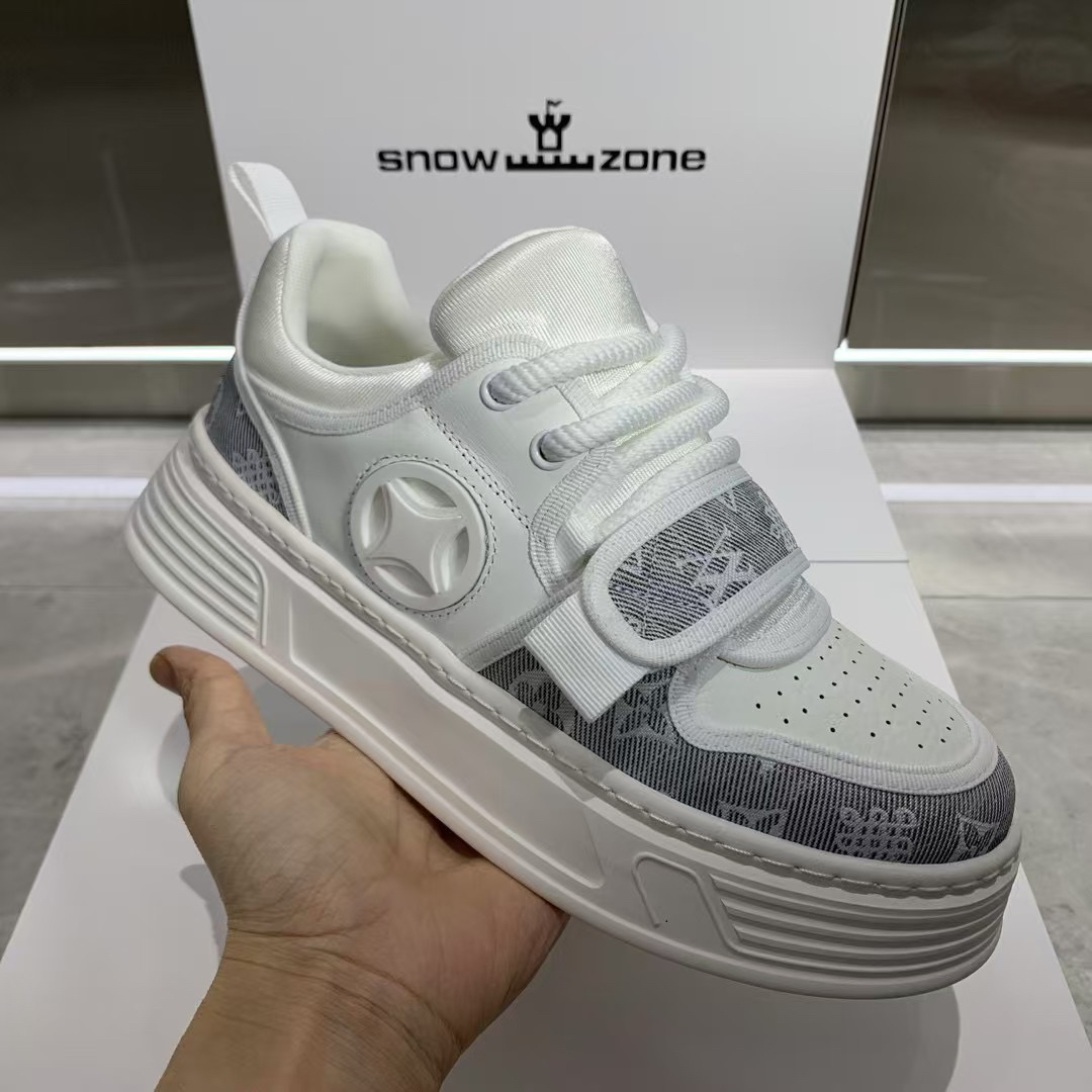 欧洲站男鞋2025春新款真皮轻奢时尚百搭运动板鞋潮流透气休闲鞋