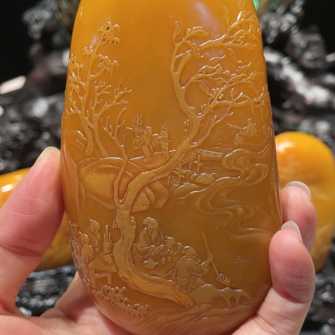 【闪购商品】寿山石用****2山水风光