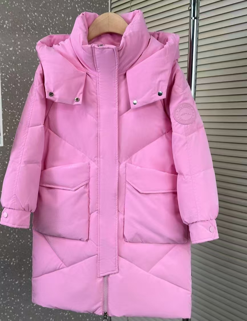 冬季儿童时尚韩版加长保暖羽绒服