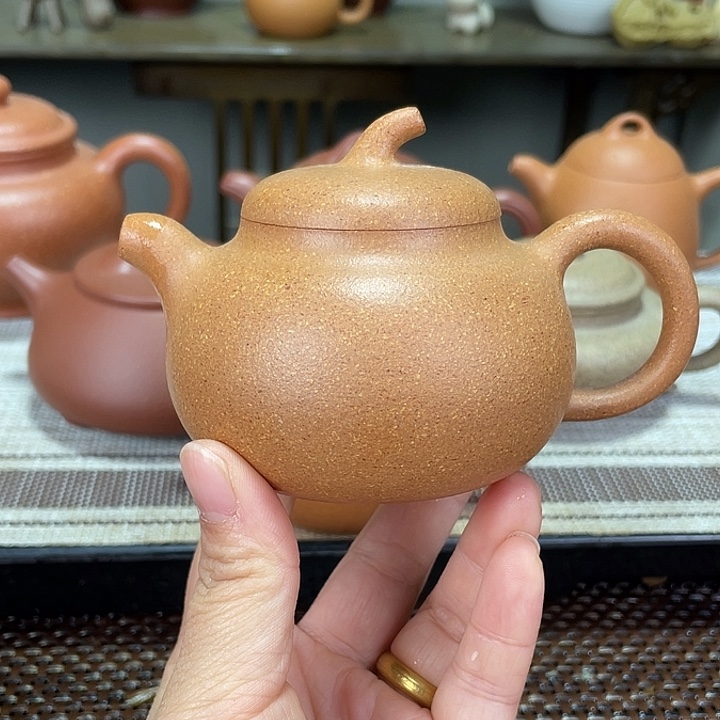 紫砂茶壶茄瓜180毫升