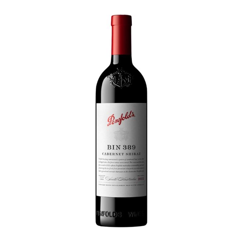 【原瓶进口】奔富BIN389赤霞珠西拉干红葡萄酒14.5度750ML B