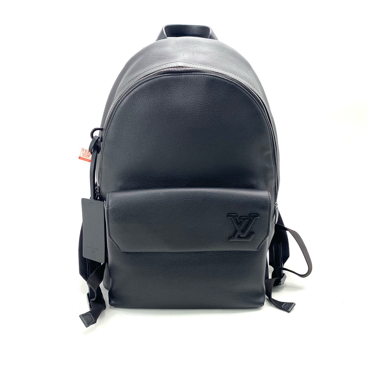 95新 LouisVuitton/路易威登 黑色全皮TAKE OFF双肩包 尺寸30/43