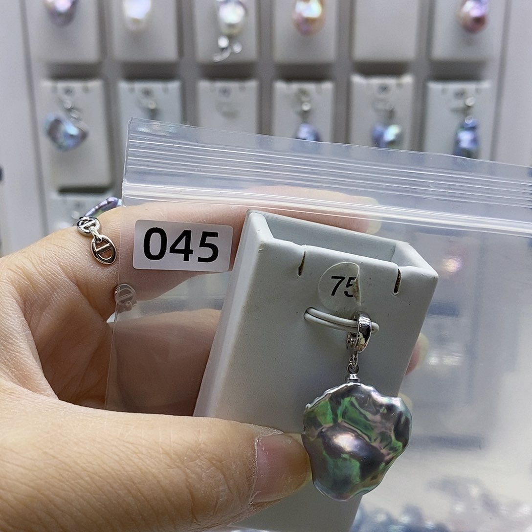 吊坠(不含链)合金淡水珍珠