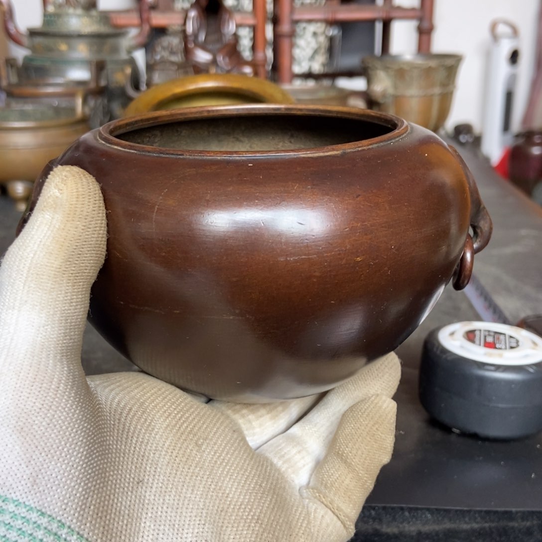 铜器工艺品摆件香炉材料