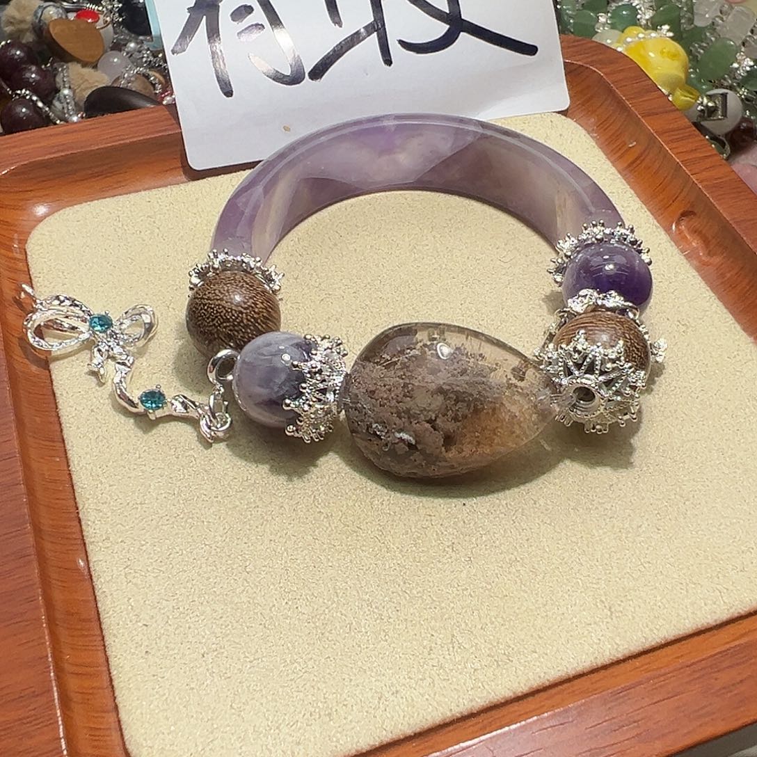 水晶未镶嵌手链水晶手链