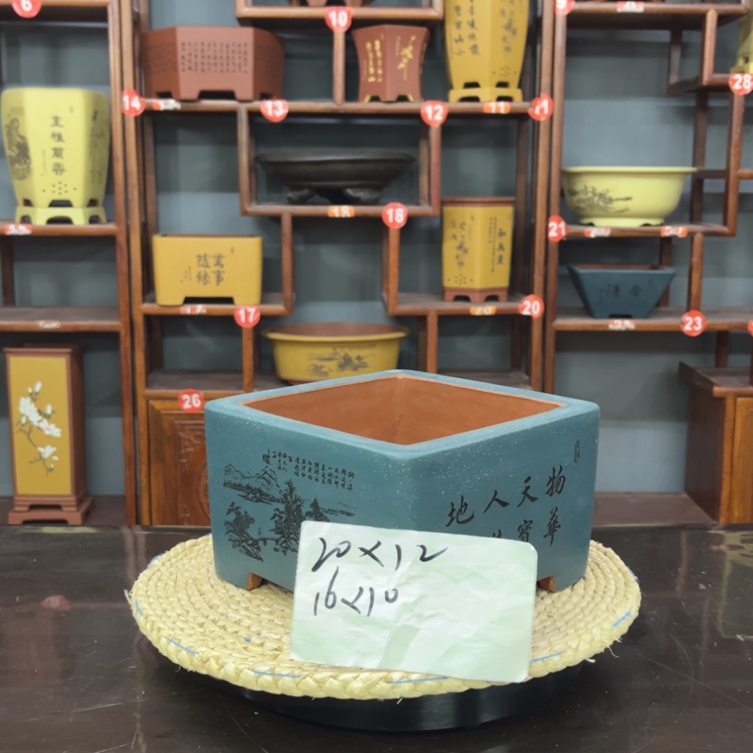 紫砂花盆紫砂花盆