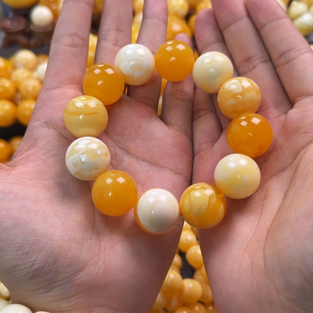 琥珀未镶嵌珠宝奇石20mm