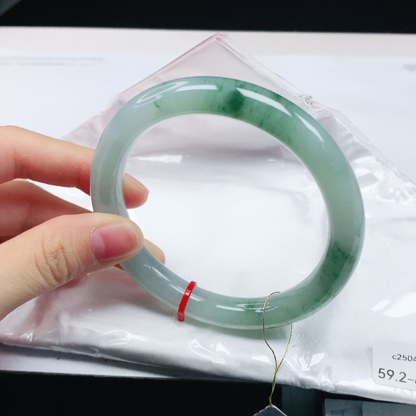 【闪购商品】翡翠手镯（圆镯）未镶嵌缅甸天然a货手镯59+