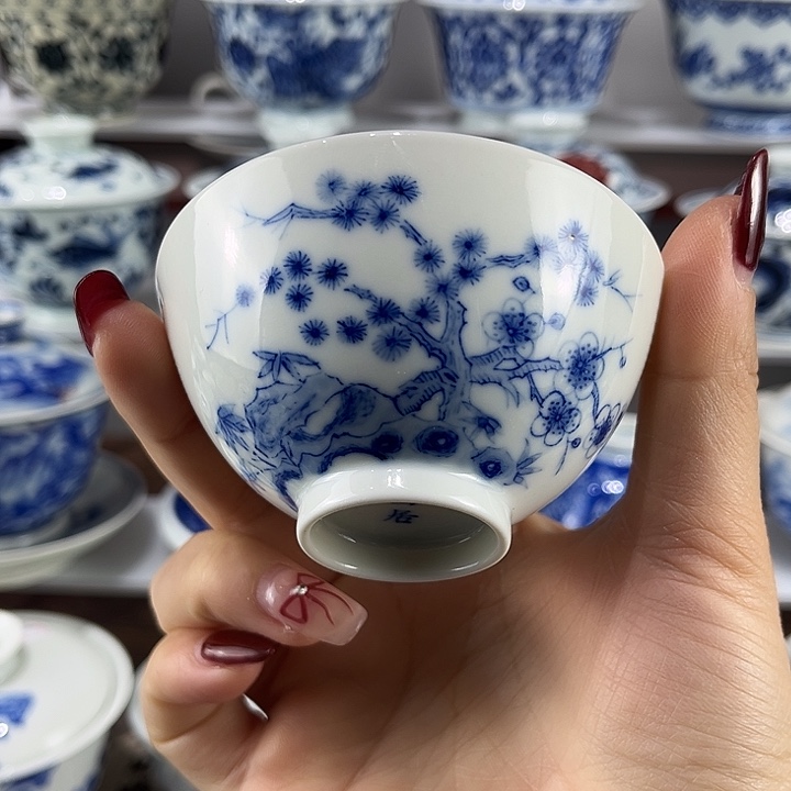 景德镇溪山居手工手绘