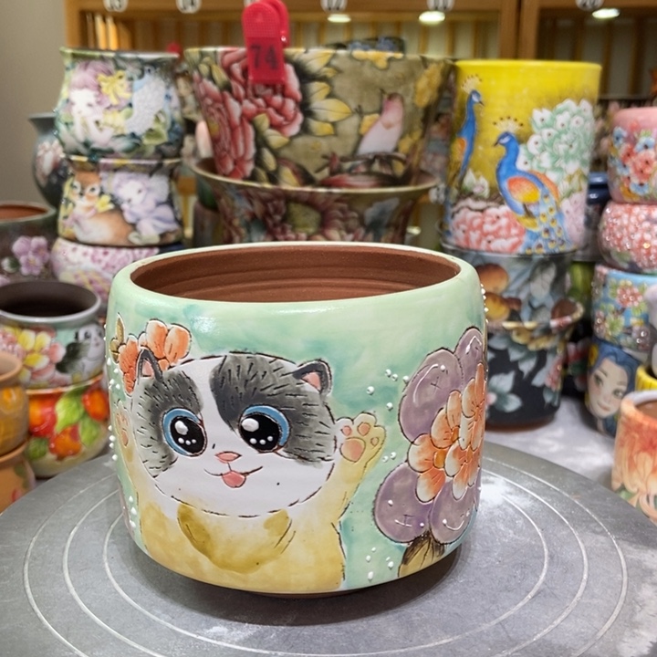 景德镇艺术手绘作品