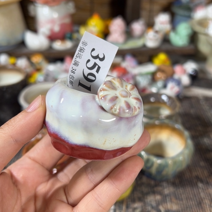 活动价满30包邮景德镇手工花盆