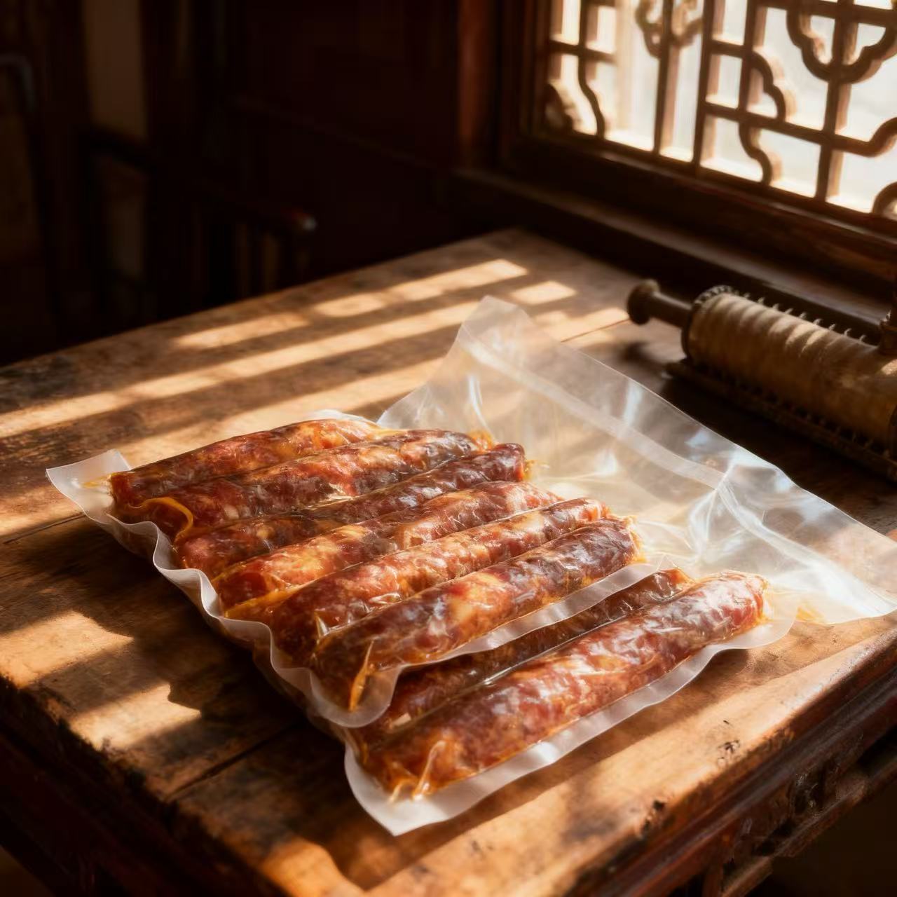 利川高山烟熏腊肠精选恩施柴火烟熏腊肠