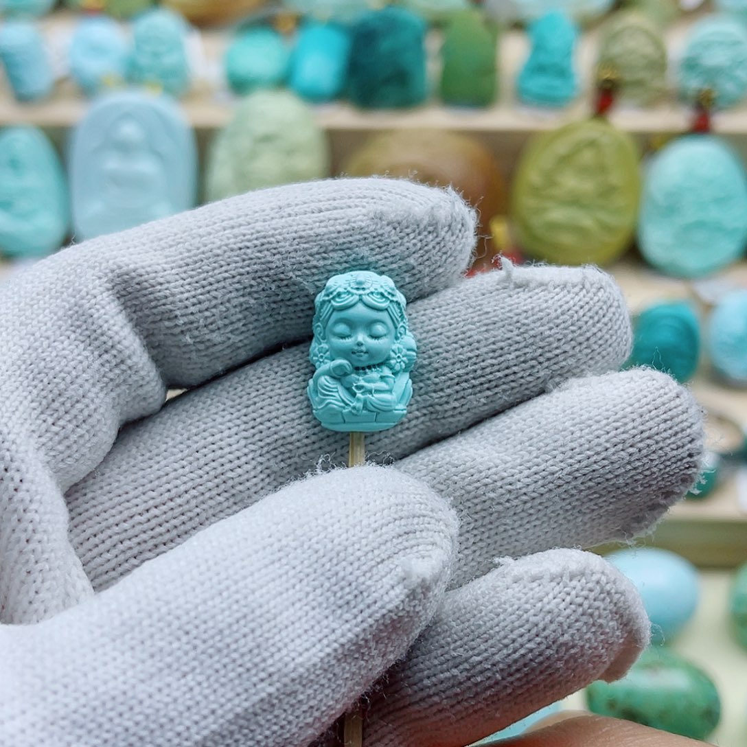 绿松石未镶嵌珠宝奇石