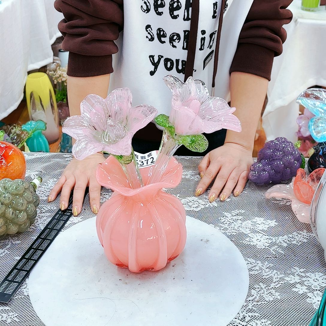 福利不退不换琉璃花瓶艺术品