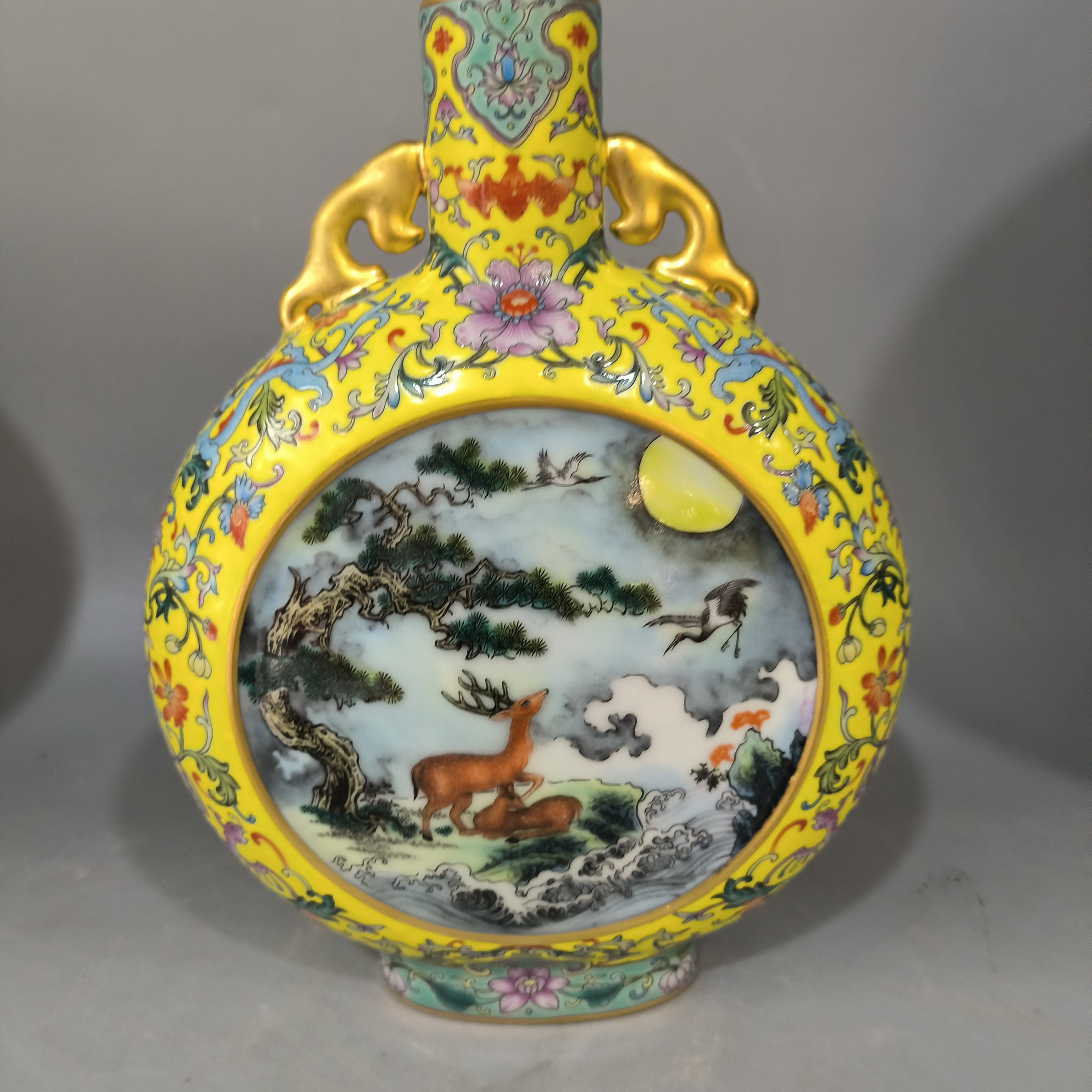 仿古瓷 手绘陶瓷精品收藏摆件