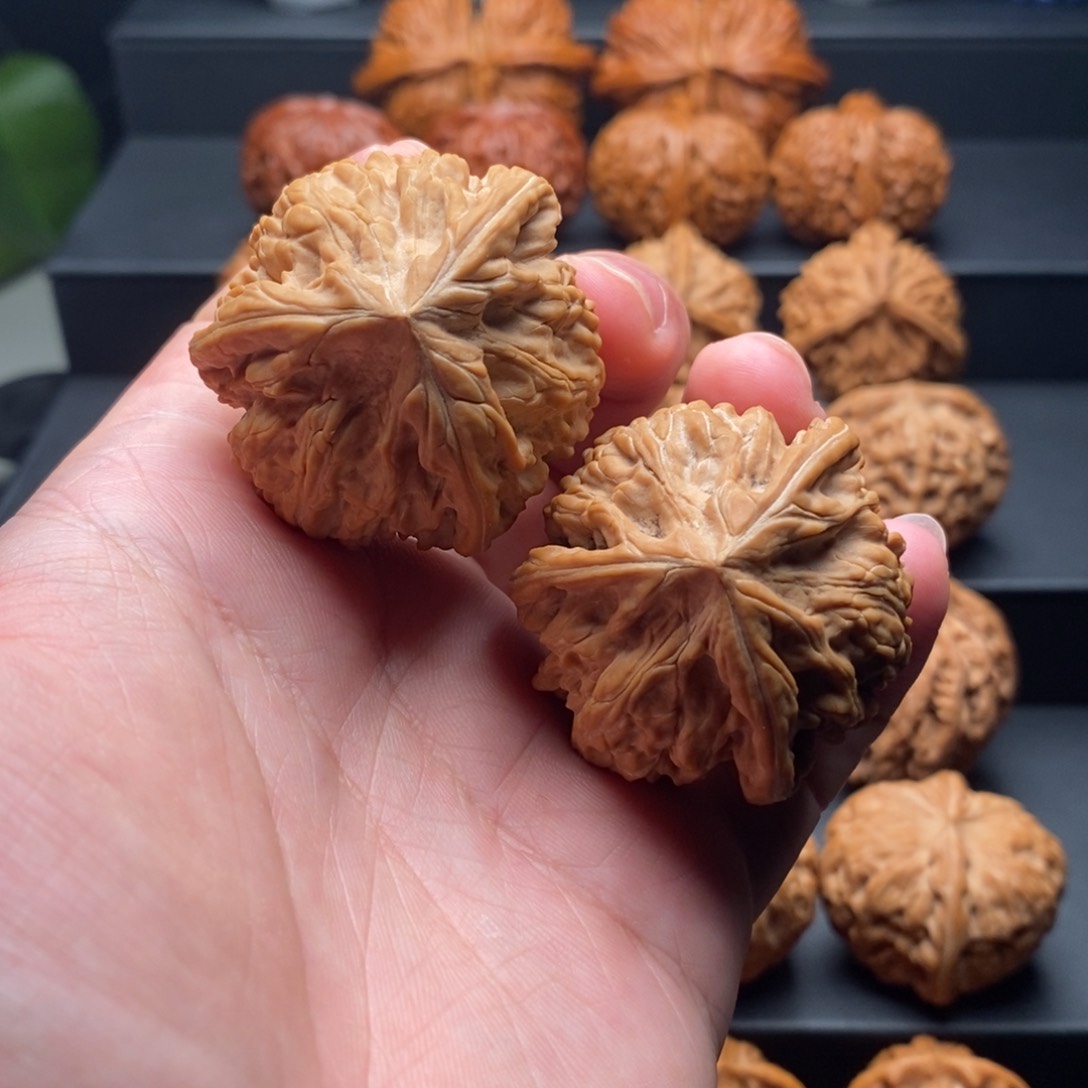 把件文玩核桃42尺全品御龙粗筋三棱