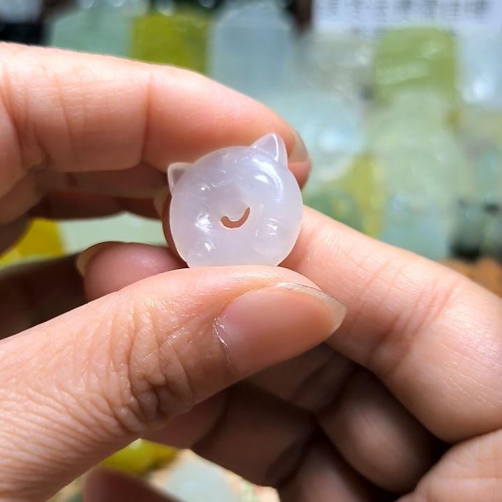 岫玉吊坠(不含链)未镶嵌