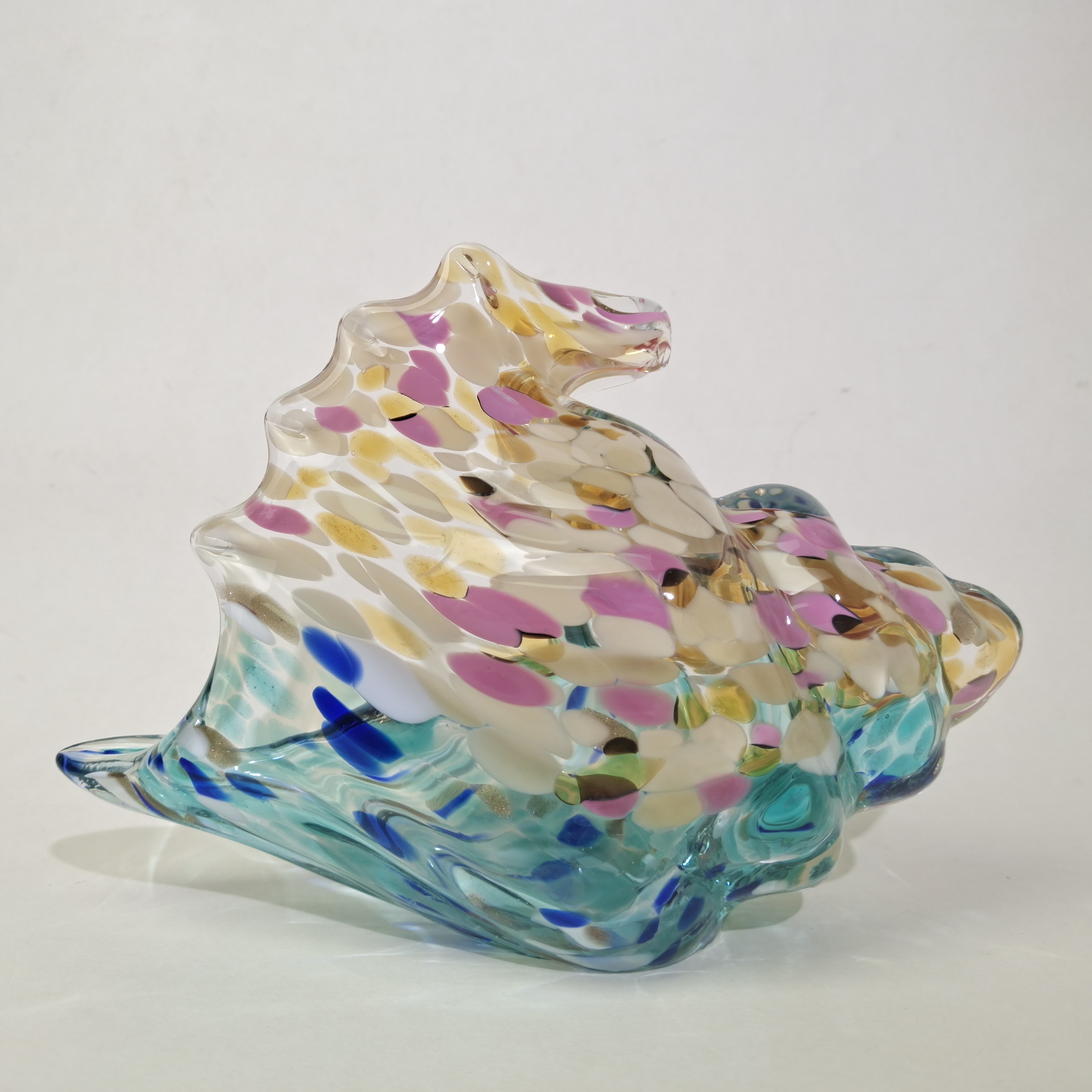 Q047 欧式简约时尚轻奢海螺摆件摆件创意琉璃摆件