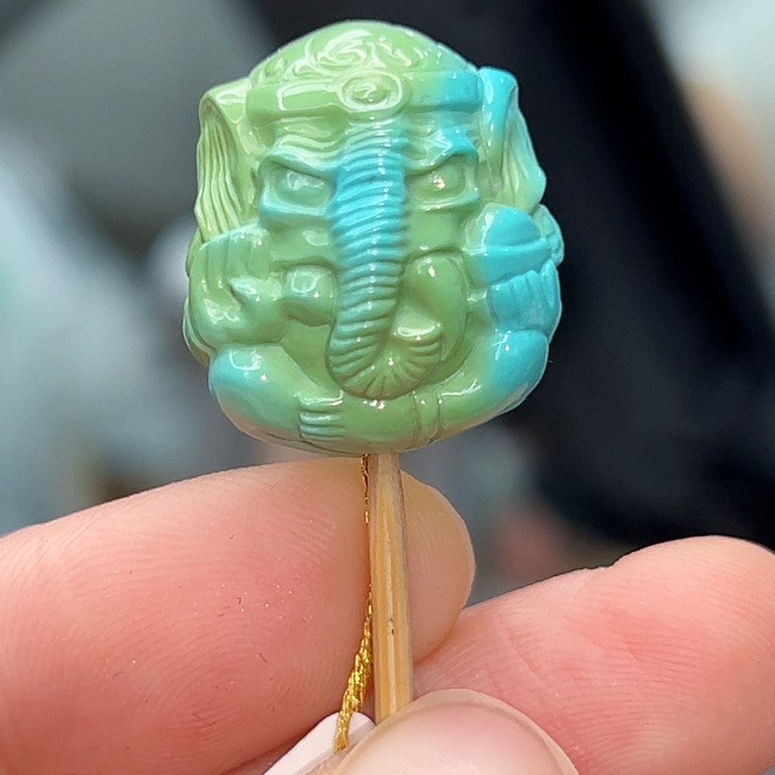 绿松石珠宝奇石未镶嵌