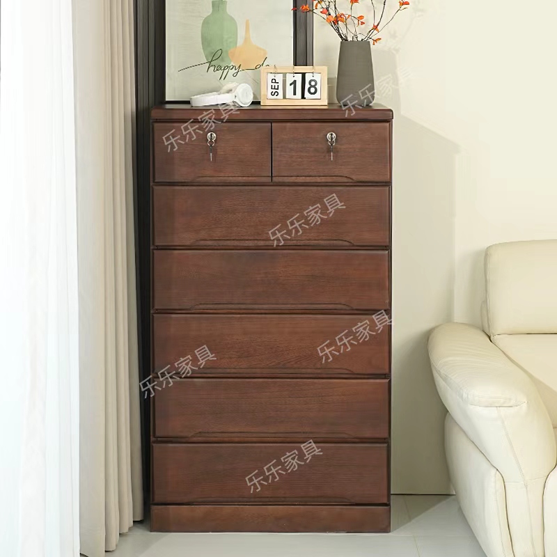 【带锁七斗柜】七斗柜（高度120cm长度70cm深度40cm）网红家具实用