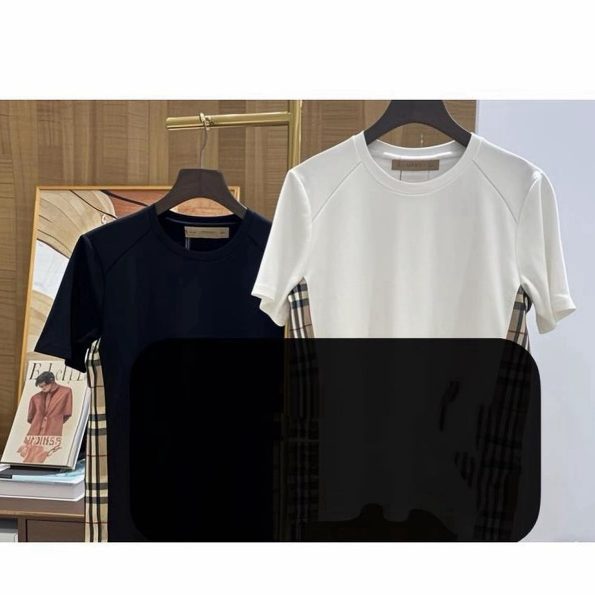 340斤情侣款夏季新款时尚运动百搭黑色短袖T恤