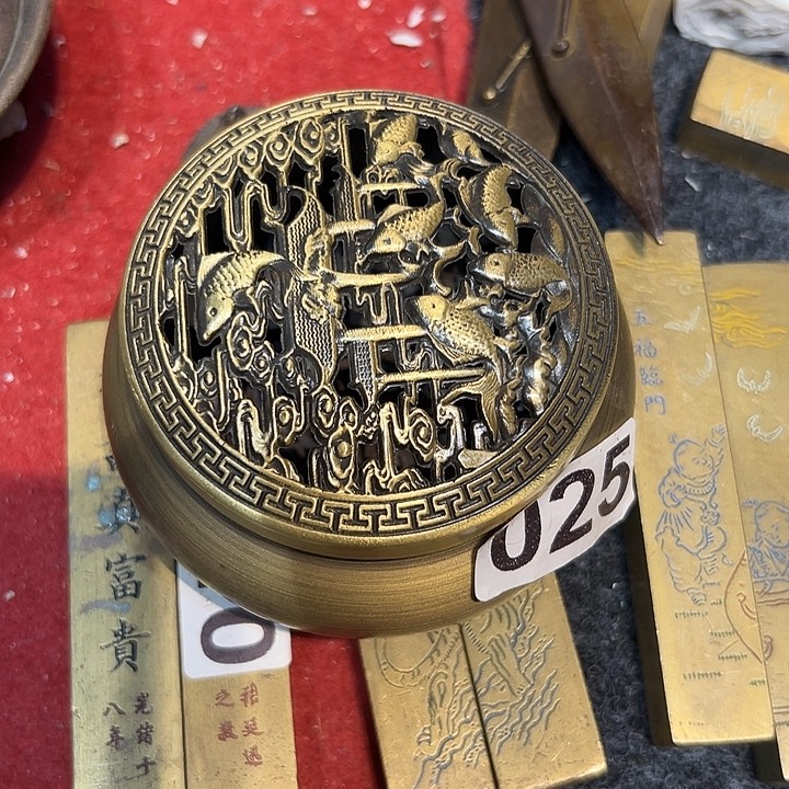 新***务黄铜摆件，文房摆件