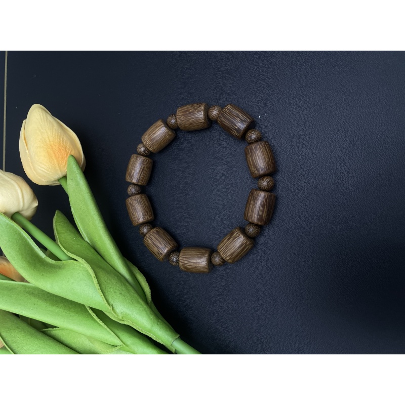 A-015黄花梨创意桶珠手串（无礼盒）0397