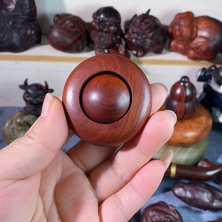 染料紫檀（血檀）转运珠