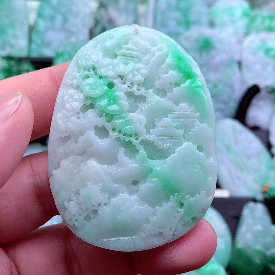 翡翠吊坠(不含链)未镶嵌