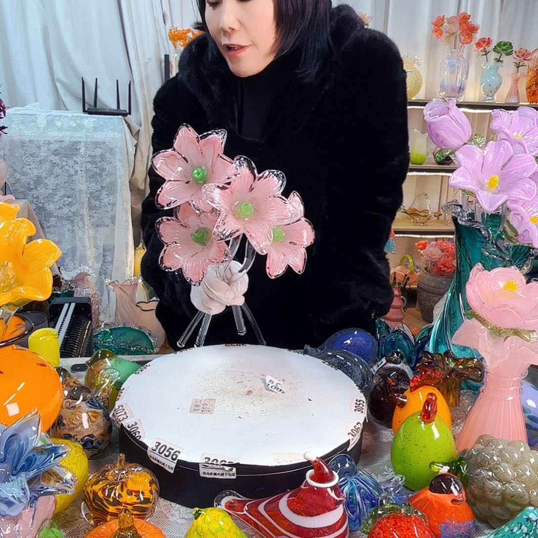 4花家悦美居琉璃摆件