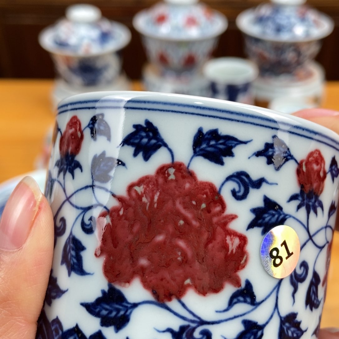 手绘现代茶具非古董从**航