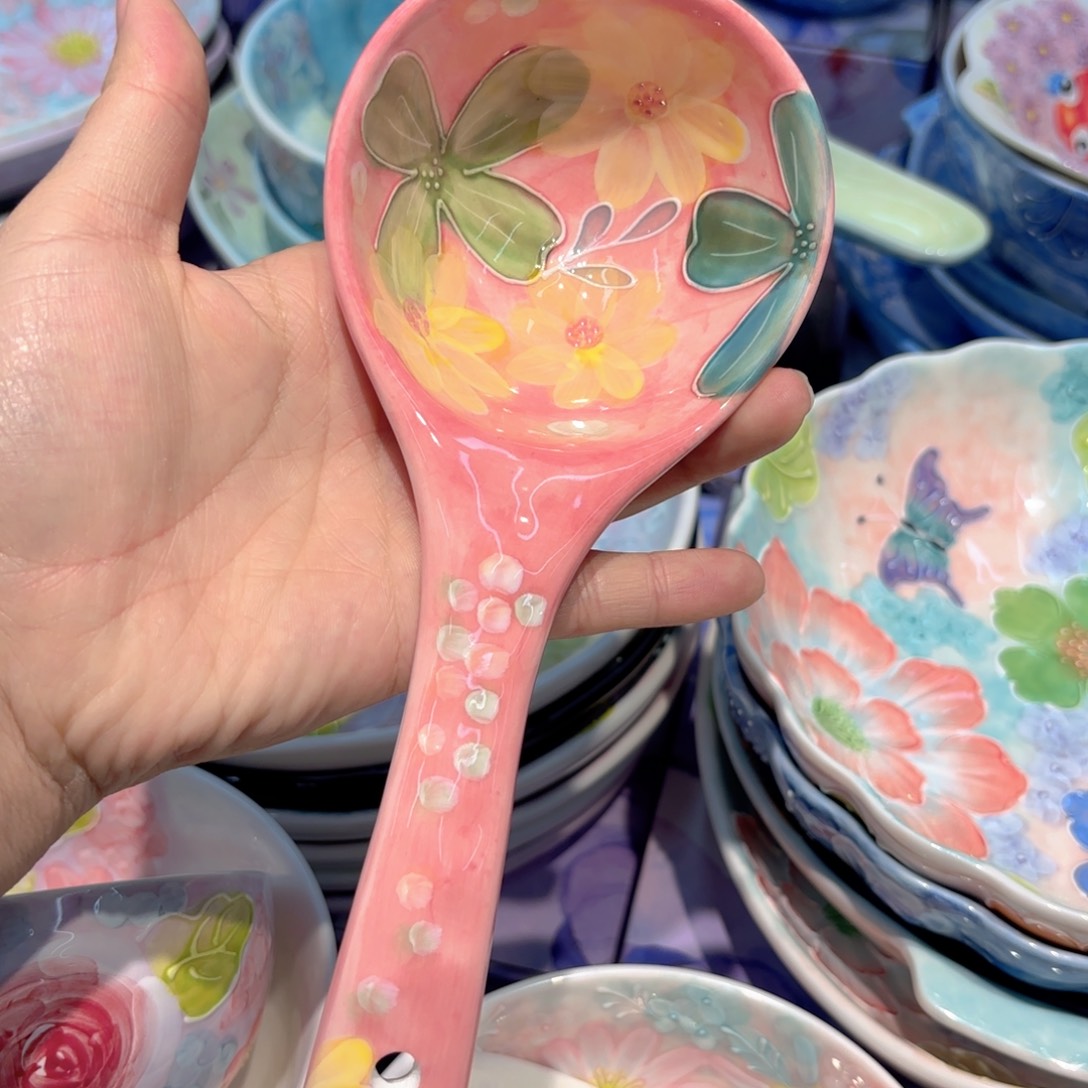 濑户烧群芳争艳大汤勺1