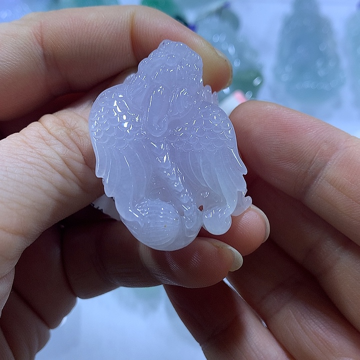 翡翠未镶嵌颈饰天然翡翠A货吊坠