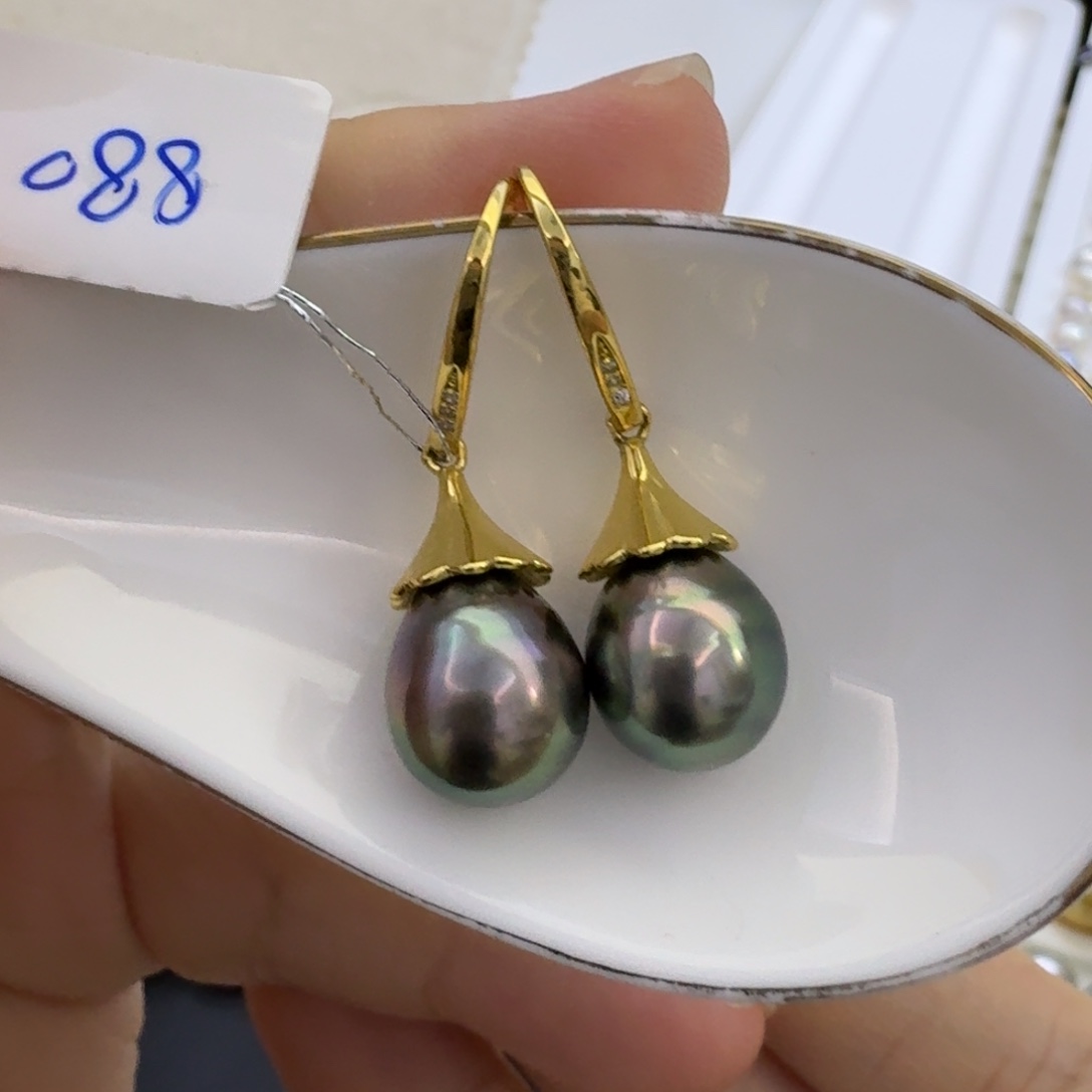 海水珍珠耳饰未镶嵌