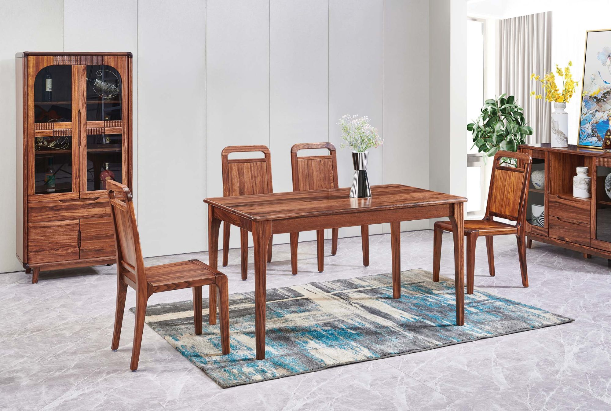 2056长餐台家用餐桌1400/1600*800*770