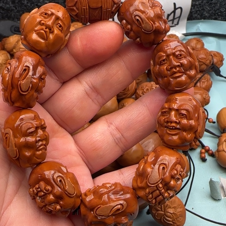 橄榄核手串l橄榄核雕工艺手串