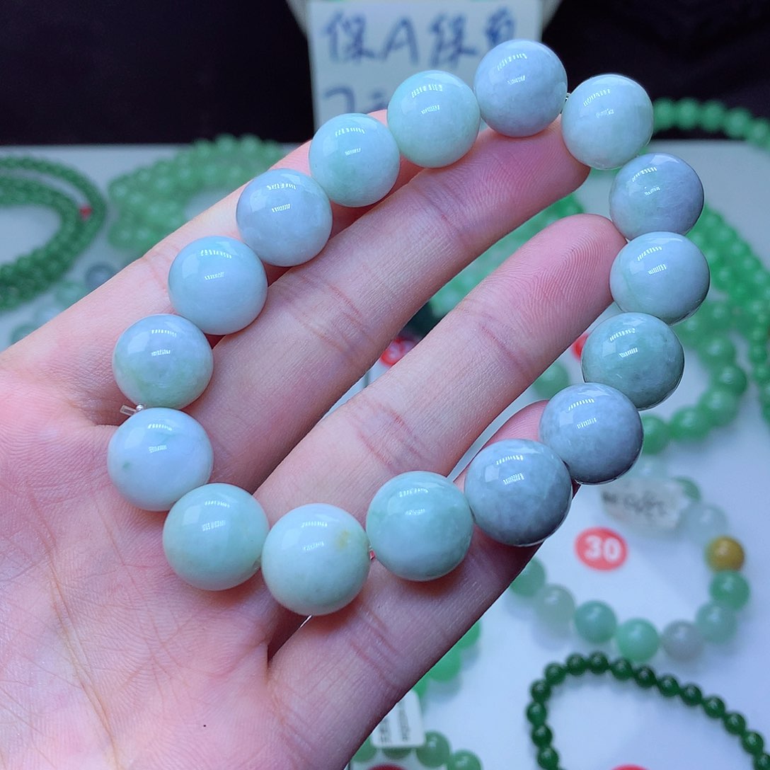 翡翠毛衣链未镶嵌