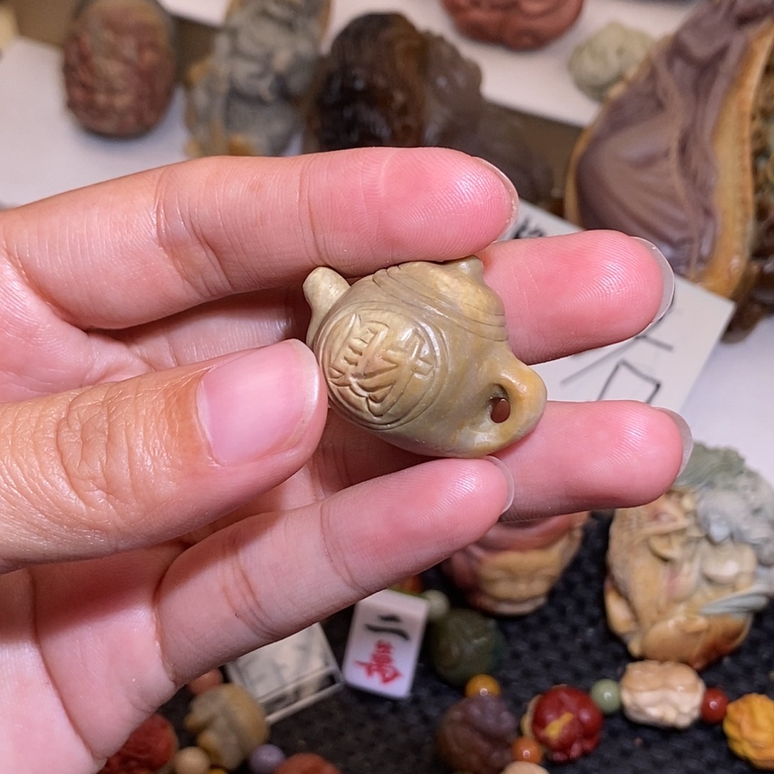 石英质玉（阿拉善玉）未镶嵌手链