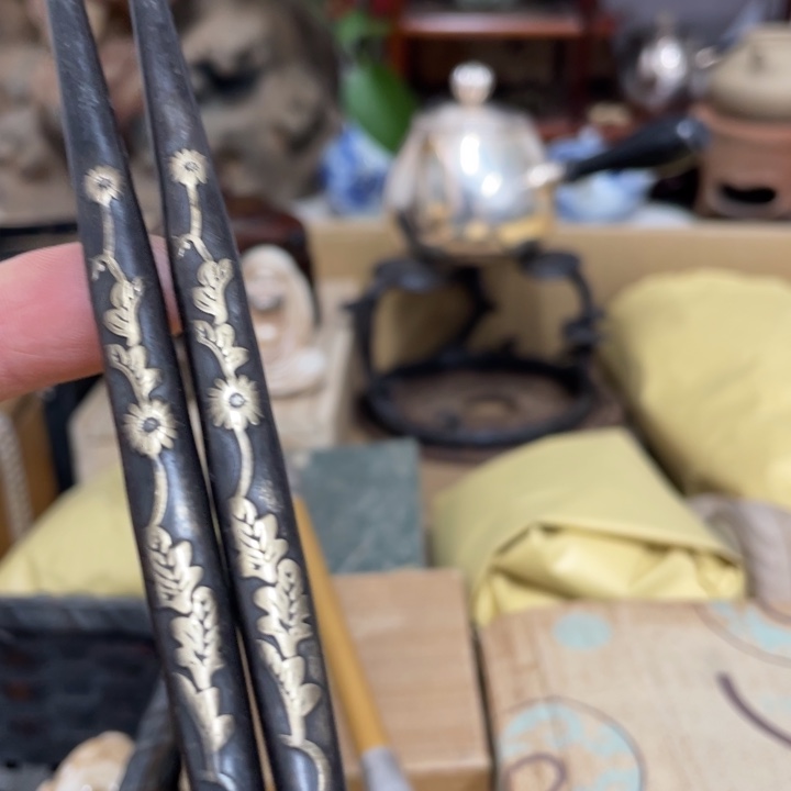 铜中古艺术品摆件