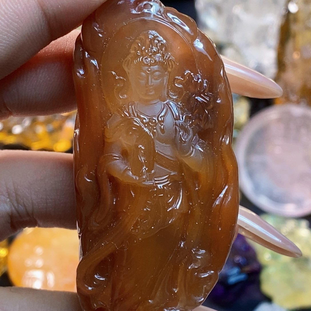 水晶颈饰未镶嵌吊坠