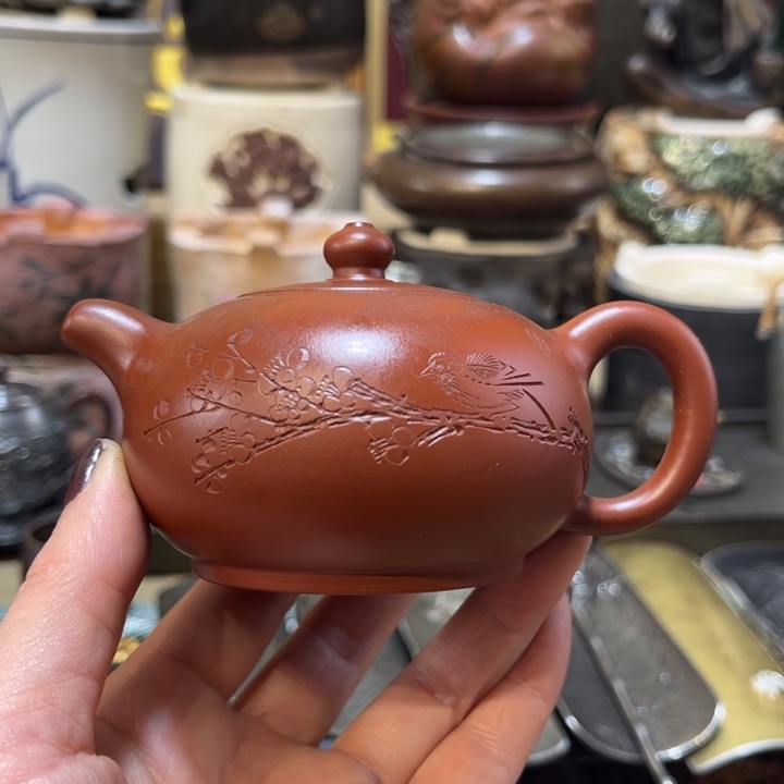 紫砂中古工艺品摆件