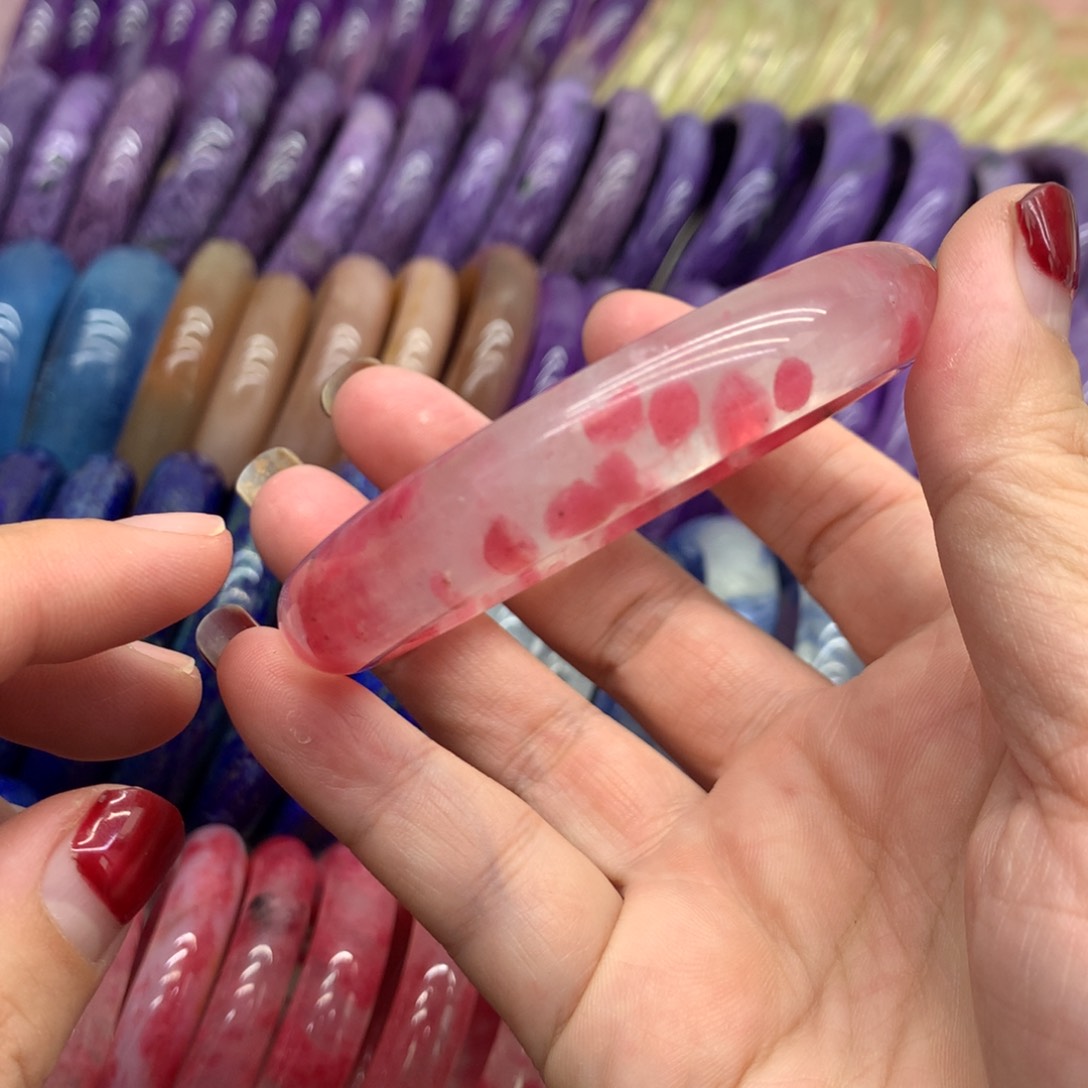 蔷薇辉石手镯未镶嵌