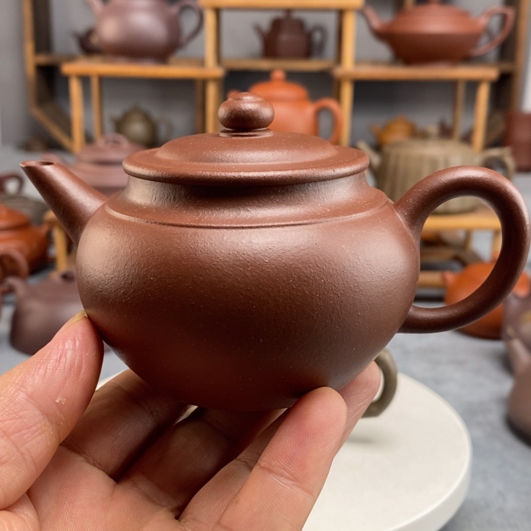 紫砂茶壶腰线水平200cC